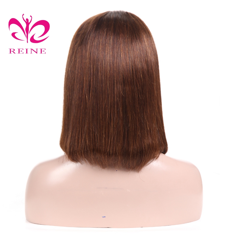 wholesale cheap brazilian real human hair lace front wig,side part short bob HD lace front wigs human hair,short 8 inch bob wigs