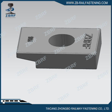 No.106 rail clamps to secure crane rail