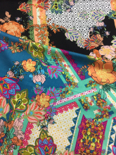 Rayon Satin 60S Printing Woven Fabric