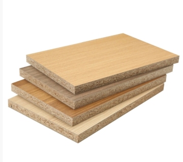 Combined melamine particle board for indoor decoration
