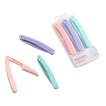 Biodegradable Eyebrow Trimmer Set - 3pcs Pack with Wheat Straw Material