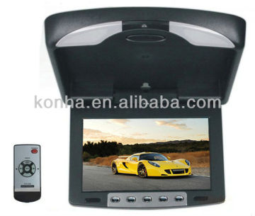 12" Flip down car monitor with double backlight