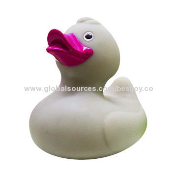 Colorful Rubber Ducky Bath Toy, Made of PVC, RoHS Mark, for Children