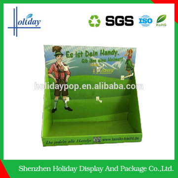 paper box pen stand corrugated hook display