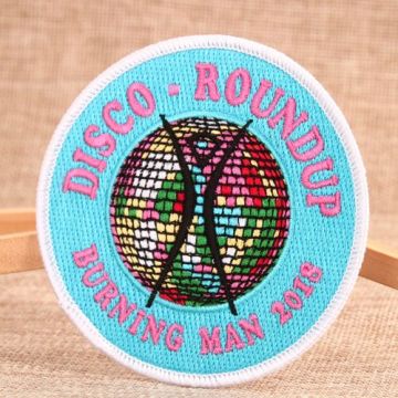 Round Embroidered Patches no minimum