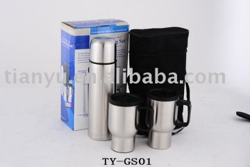Flasks and Mugs Gift Set
