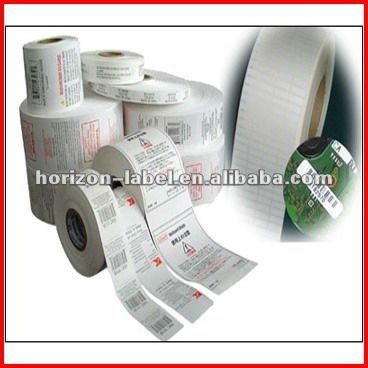 roll bottle label sticker