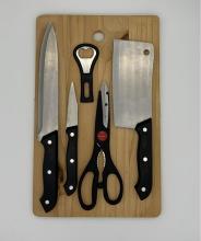 6pcs knife Bottle opener board set