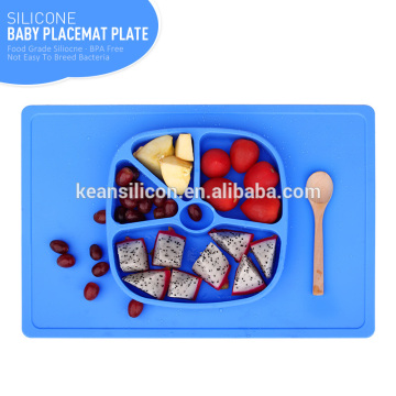 baby silicone placemat/food grade silicone placemat/bpa free silicone placemat