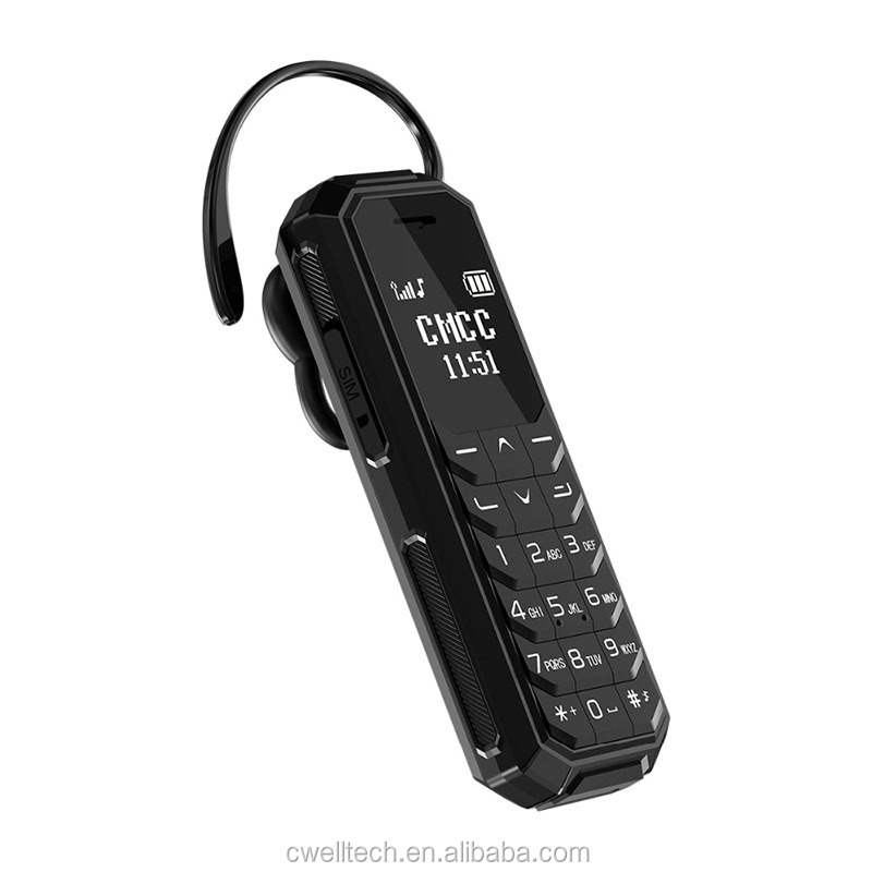 Unlock Cell Phone UNIWA KK2 0.66 inch Oled Screen Very Small Size Mobile Phone with Magic Voice And BT Dialer