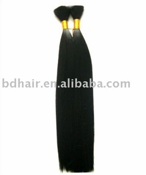 Hair Weave,Human Hair Extension, Yaki Human Hair Bulk