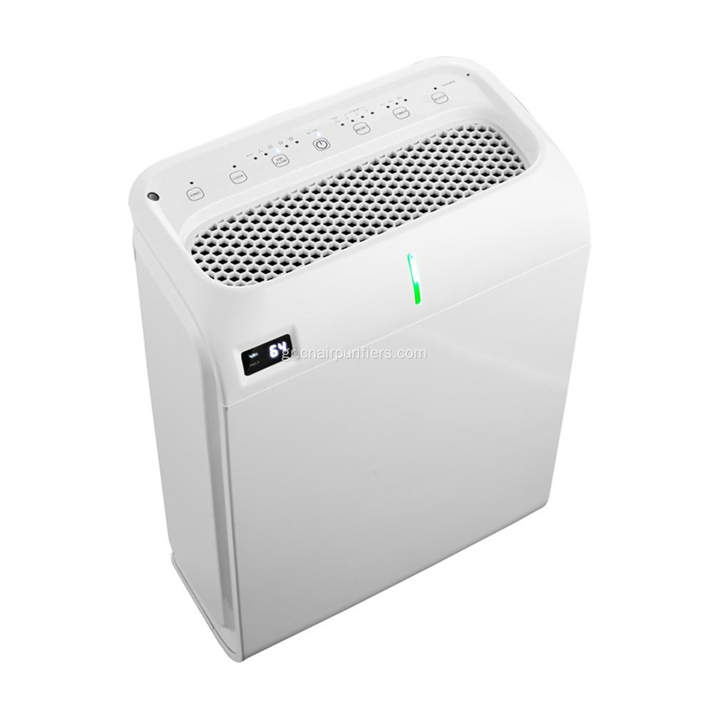 PM2.5 Ένδειξη Υγραντήρας HEPA Air Purifier