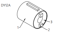 Safety handle of car roof damper Drawing 