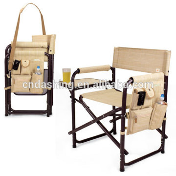 Directors chair with folding side table/folding director chair/folding canvas director chair with armrest