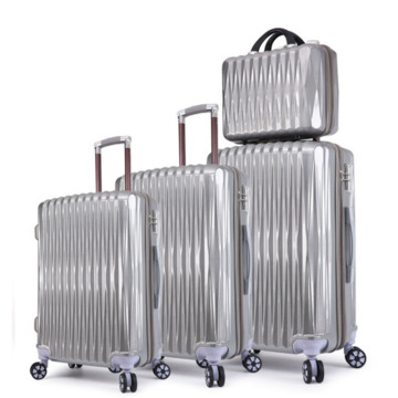 4 pcs Set Luggage Hard Side Lightweight Suitcase