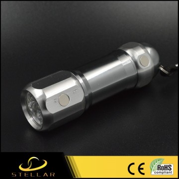 SS-902 Aluminium Alloy Mini 9 LED Magnet Flashlight Mini LED Flashlight