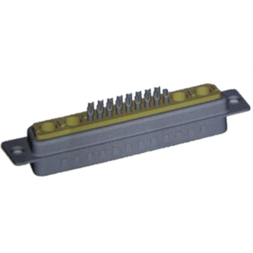 21W4 mannelijke coaxiale D-SUB-connector Soldeerbeker