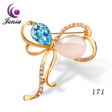 Jenia Trendy Design Diamond Hot Sale Brooch Fancy Design Brooch
