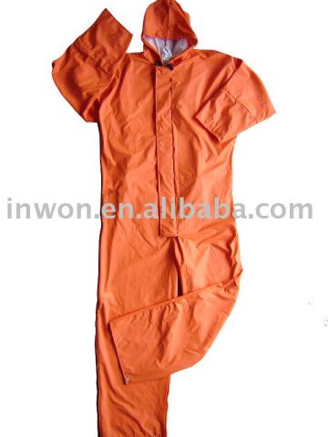 PU waterproof coverall