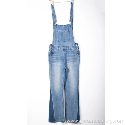 Fashion Denim Long Overalls Ladies Jeans Wholesale