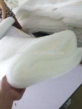 bleached polyester fiber polyfill stuffing wadding for quilts