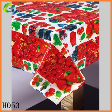 Transparent Fabric Painting PVC Table Cloth