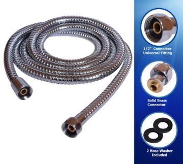 360 degree rotation function double interlock flexible shower hose