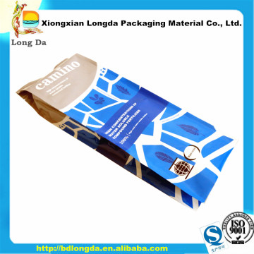 China supplier aluminum foil custom printed empty coffee bags