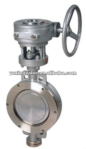 manufacturer tripe eccentric electric butterfly valve DN50,DN100,DN250