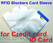 Secure Sleeve RFID Blockers Card Sleeve, IC ID secure card/ bag - Protect your Credit Cards & ID card!