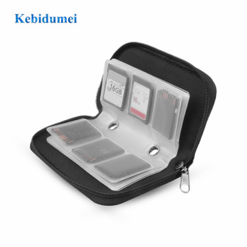 Kebidumei Memory Stick Storage Bag Memory Card Cases Carrying Pouch Protector SDHC MMC CF for Micro SD Card TF Cards Newest