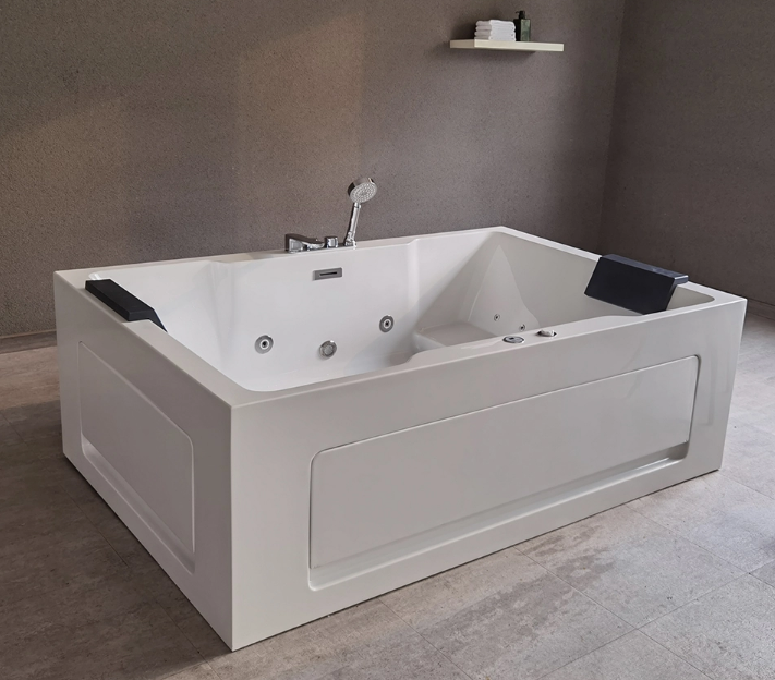 Seat Bathtub Indoor Whirlpool Hot Tub Freestanding Acrylic Bathtub