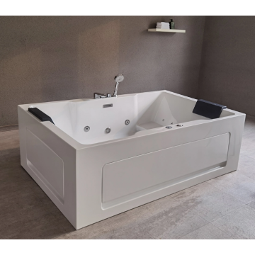 Indoor Whirlpool Hot Tub Freestanding Acrylic Bathtub