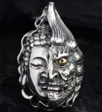 "Inner Peace" Hand-Crafted Silver Pendant