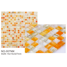 Popular products Orange Frosted glass mosaic tiles