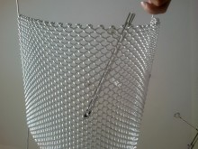 Single panel fireplace screen