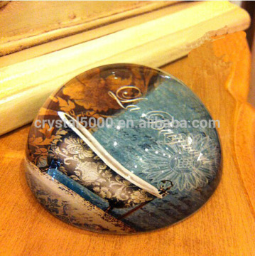 Crystal paperweight paperweight in crystal crafts
