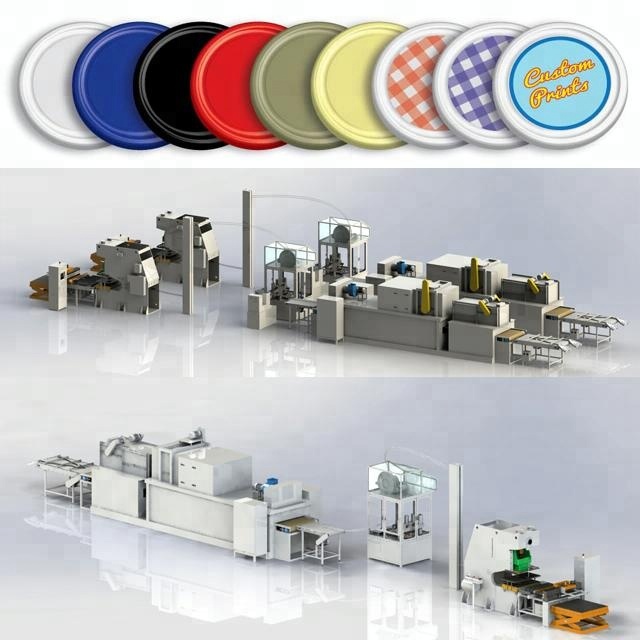 Automatic twist off cap with safty button making machine for glass bottles