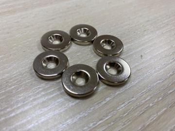 Neodymium Ring Magnets Countersunk