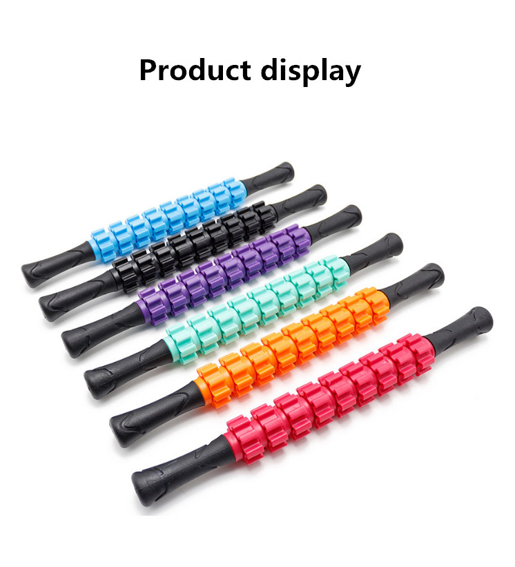 Plastic Yoga Gear Massage Stick Handheld Therapy Bar Gym Recovery Stick