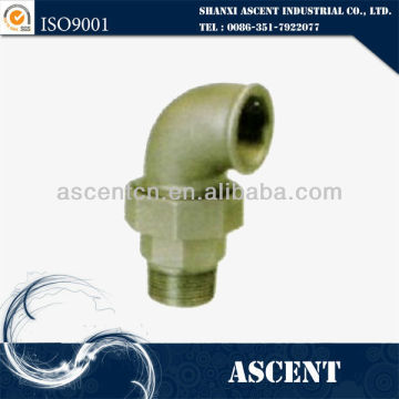 Malleable Union Elbow,conical joint iron to iron