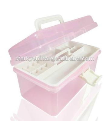 Nail art supplies 2 layer Nail art plastic tool box