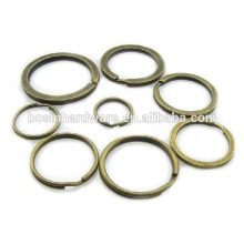 Jewelry Fashion Split Ring Metal Iron Antique Brass Split Key Ring