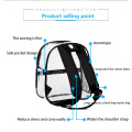 PVC large capacity fashion personality backpack