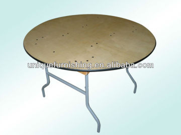 48"Rental Round Wooden Folding Table Bistro Table