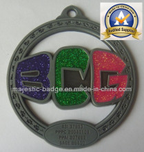 Glitter Cut out Badge & Three Soft Enamels (MJ-Badge-011)