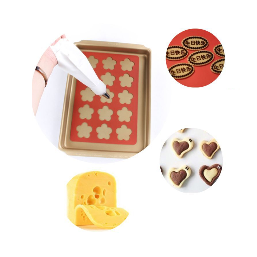 Flower Cookies Perforated Silicone Mat (8)