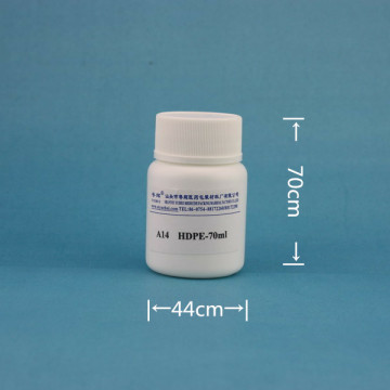 70ml HDPE bottle for herbal antidiabetic tablets