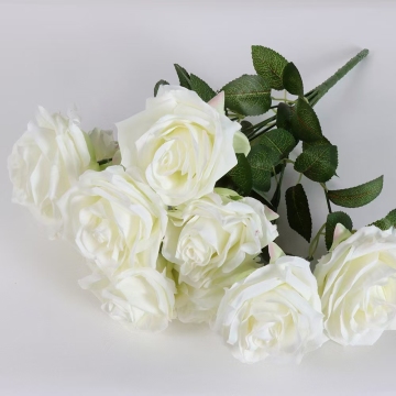 High Quality Artificial Rose Bush Bouquet for Sale