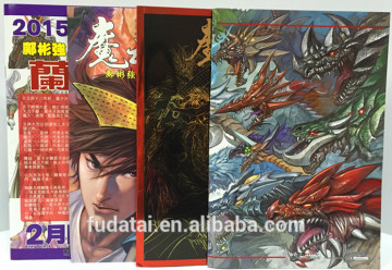 FDT custom cartoon comic genre soft cover film lamination art paper comic book